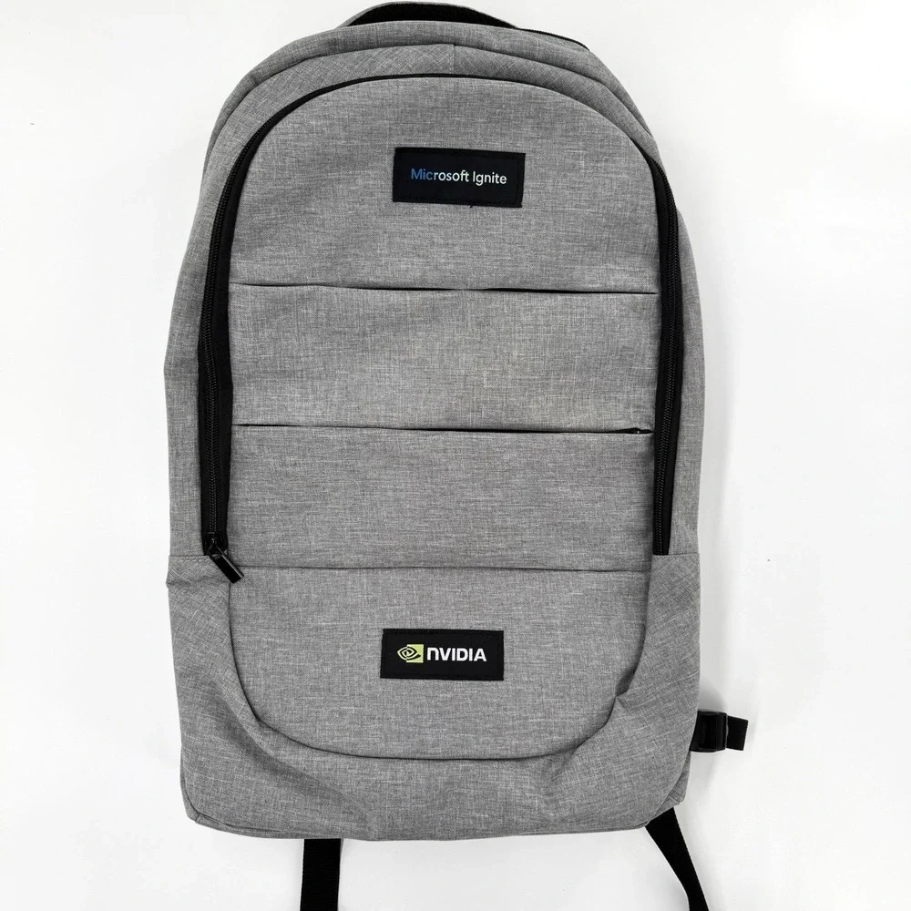 Microsoft Ignite Nvidia Branded Padded Laptop Charging Backpack